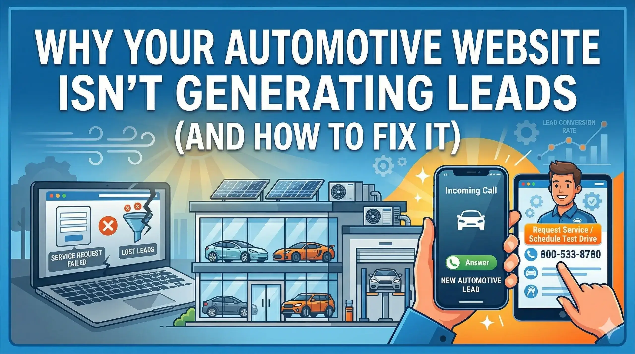 Why Your Automotive Website Isn’t Generating Leads (And How to Fix It)