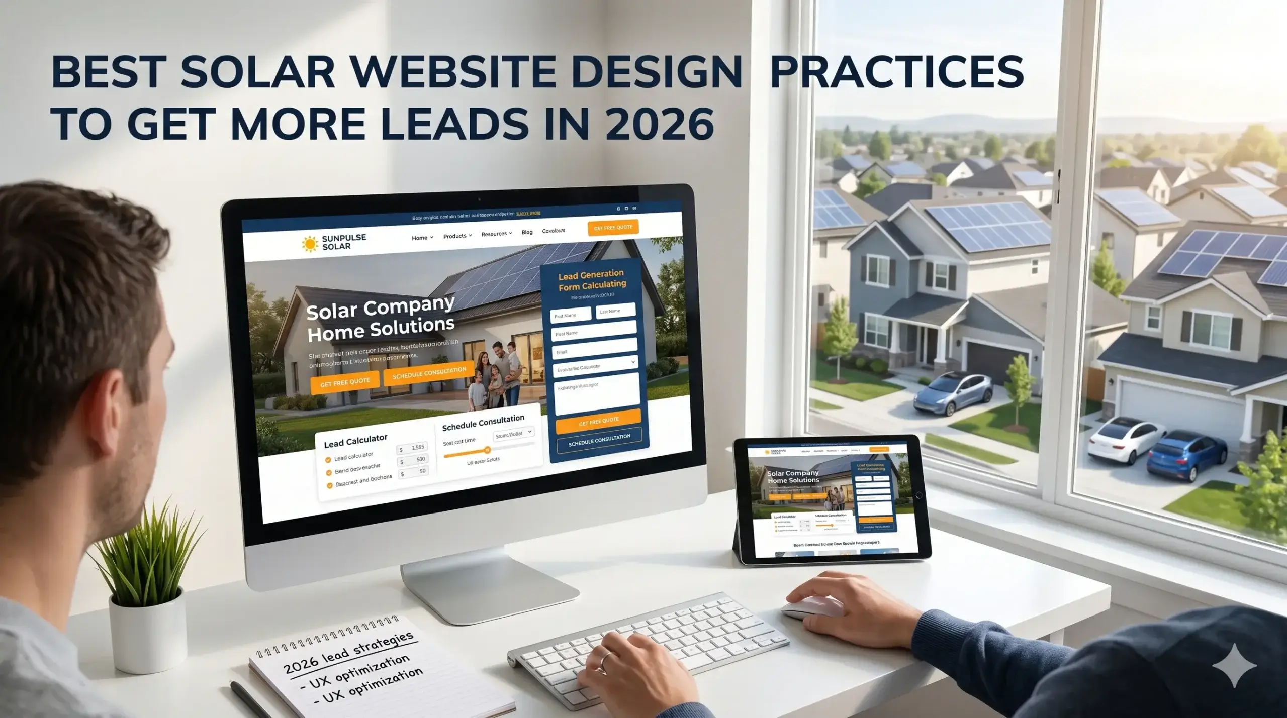 Best Solar Website Design Practices to Get More Leads in 2026