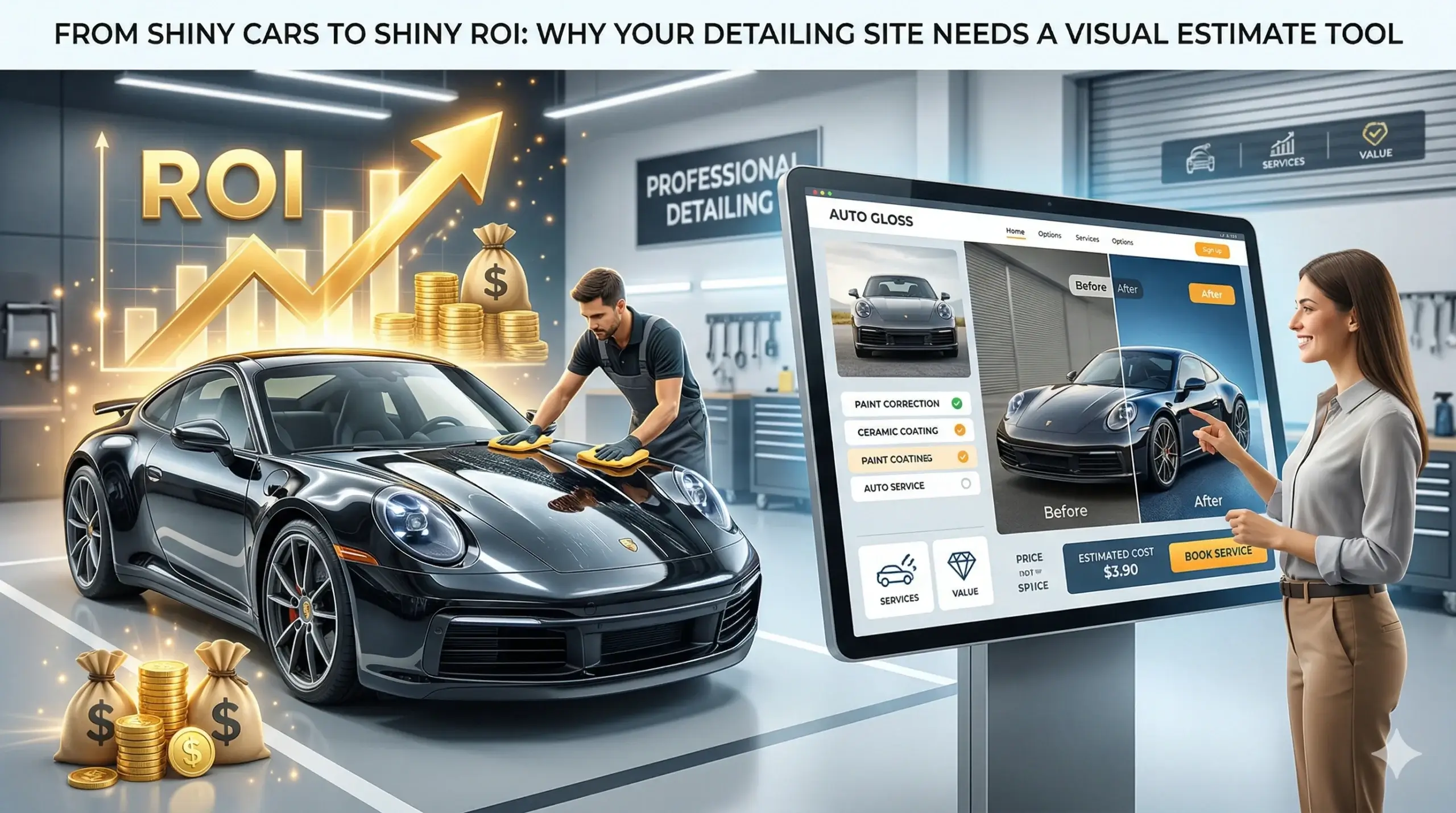 From Shiny Cars to Shiny ROI: Why Your Detailing Site Needs a Visual Estimate Tool