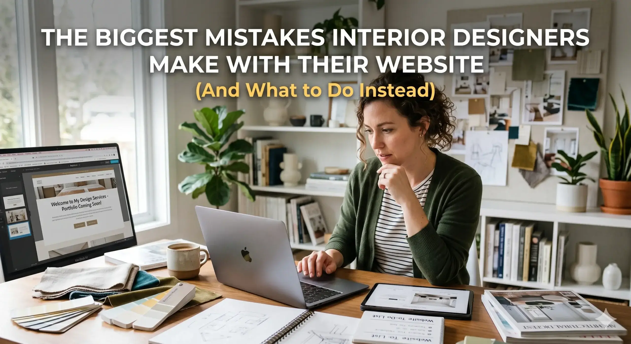 The Biggest Mistakes Interior Designers Make With Their Website (And What to Do Instead)