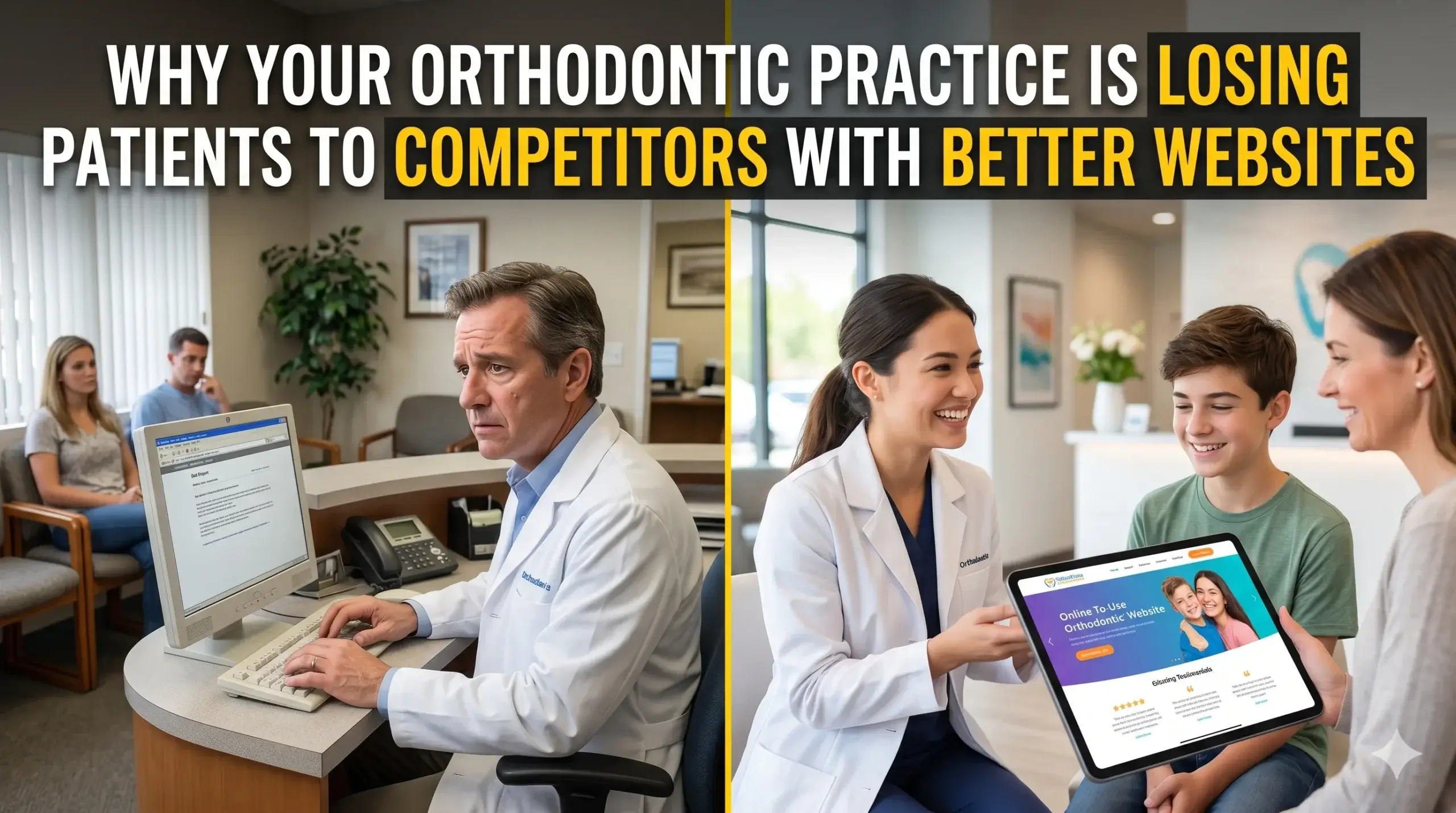 Why Your Orthodontic Practice Is Losing Patients to Competitors With Better Websites