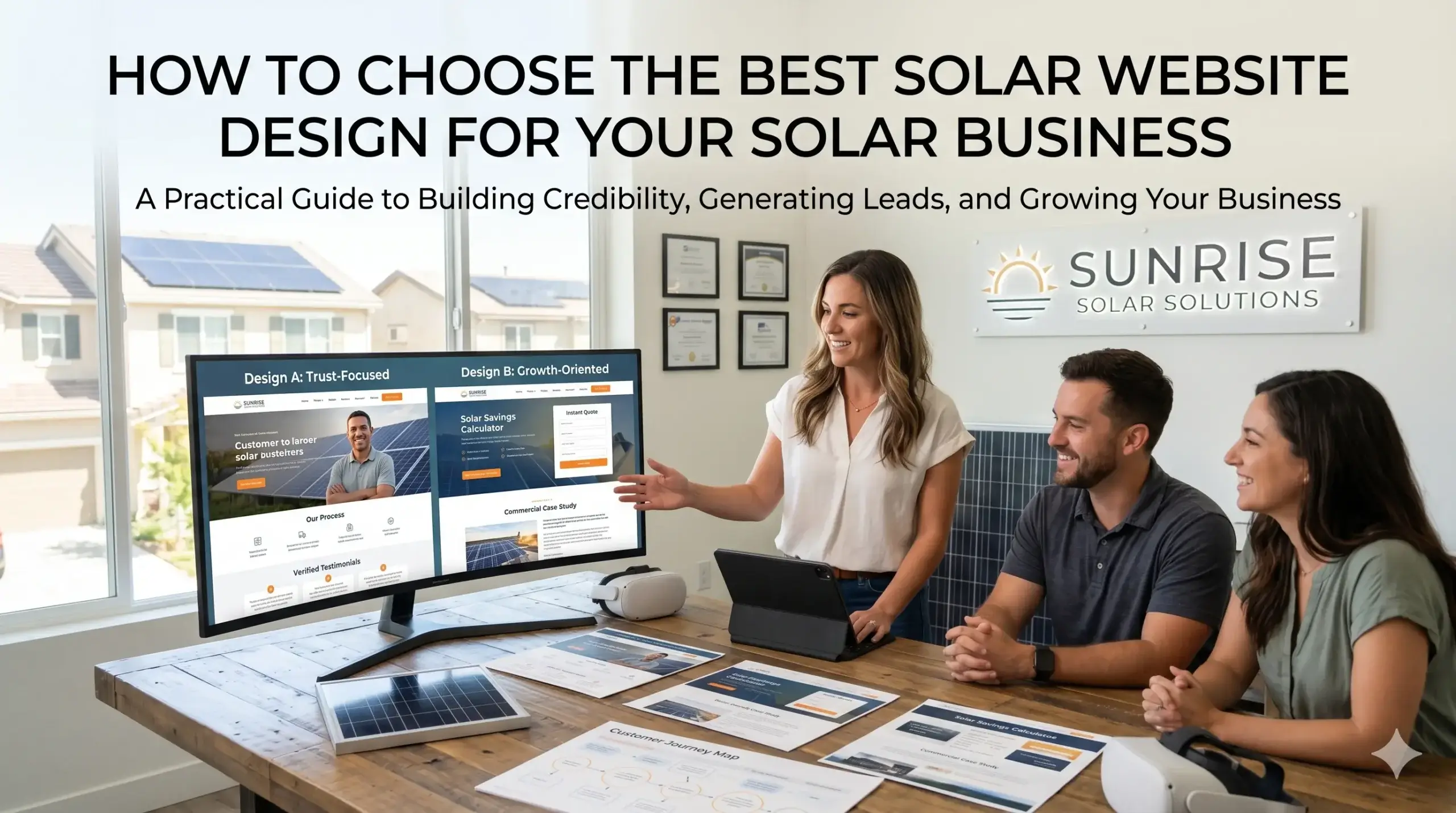 How to Choose the Best Solar Website Design for Your Solar Business