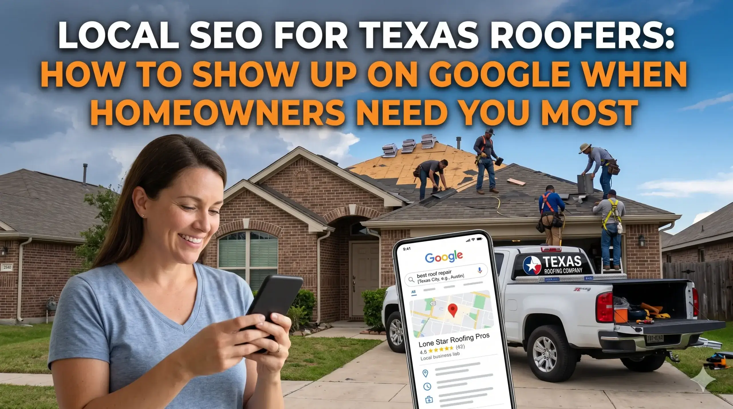 Local SEO for Texas Roofers: How to Show Up on Google When Homeowners Need You Most