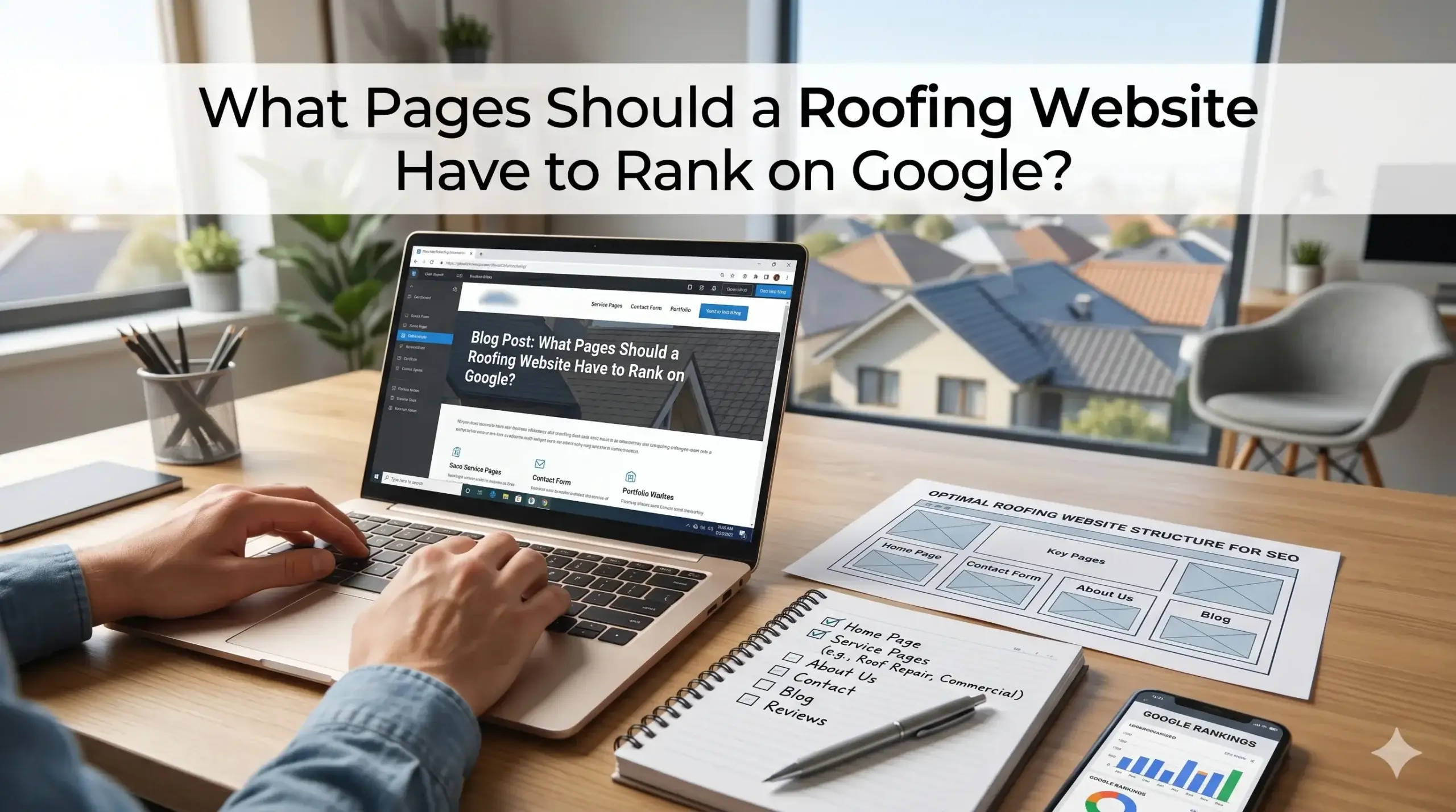 What Pages Should a Roofing Website Have to Rank on Google?