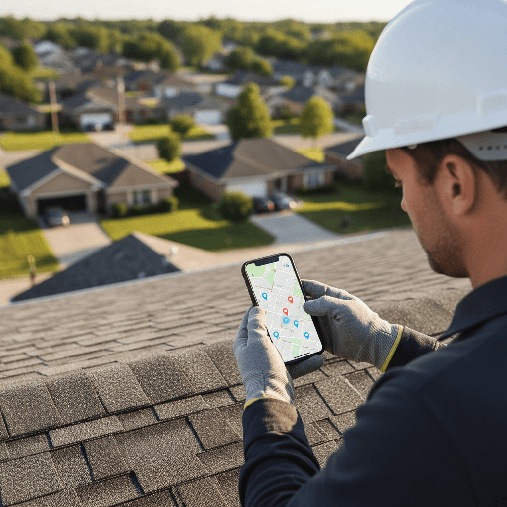 Roofing local SEO company helping a contractor rank in the Google Map Pack